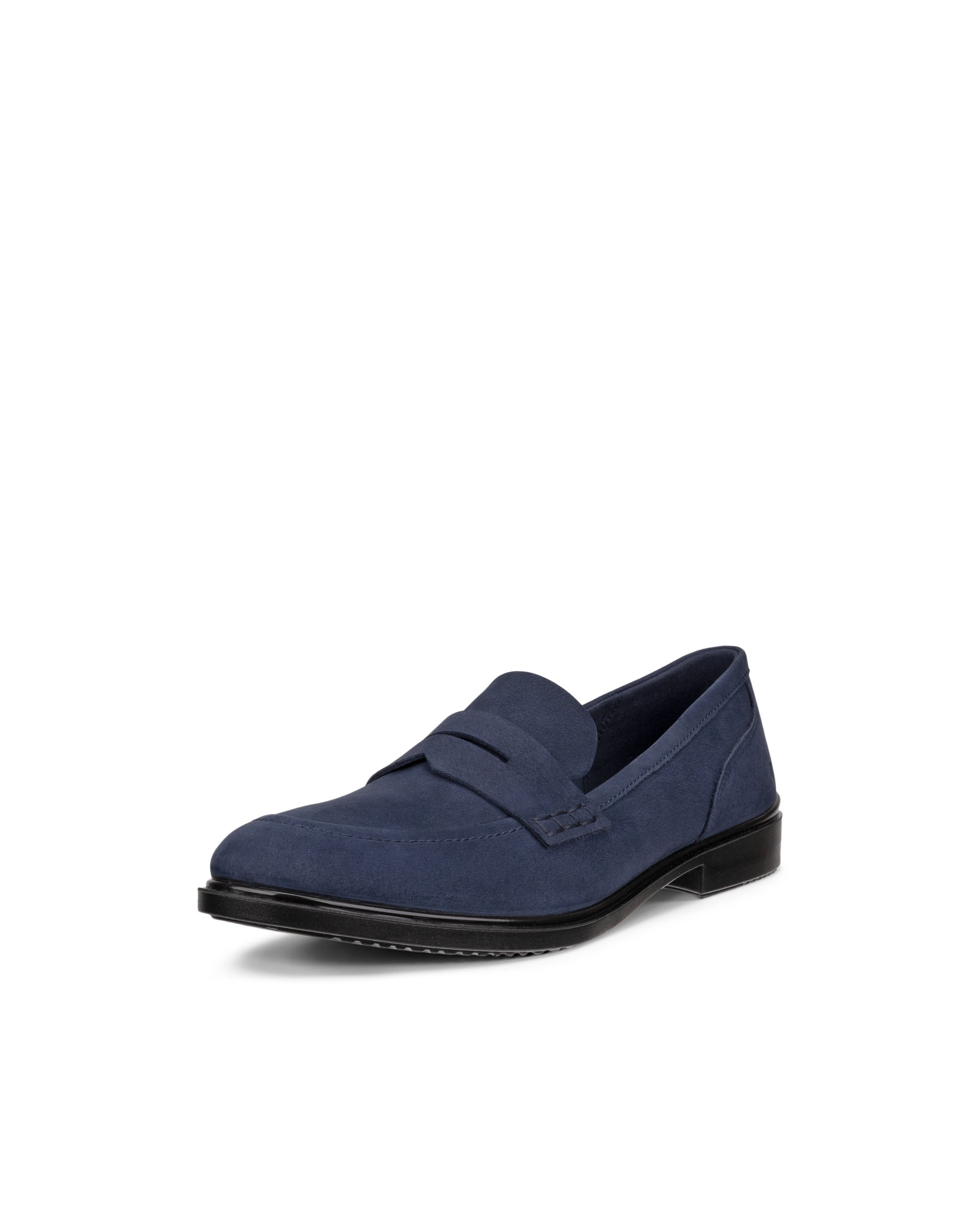 Women's ECCO® Dress Classic 15 Nubuck Loafer - Blue - Main