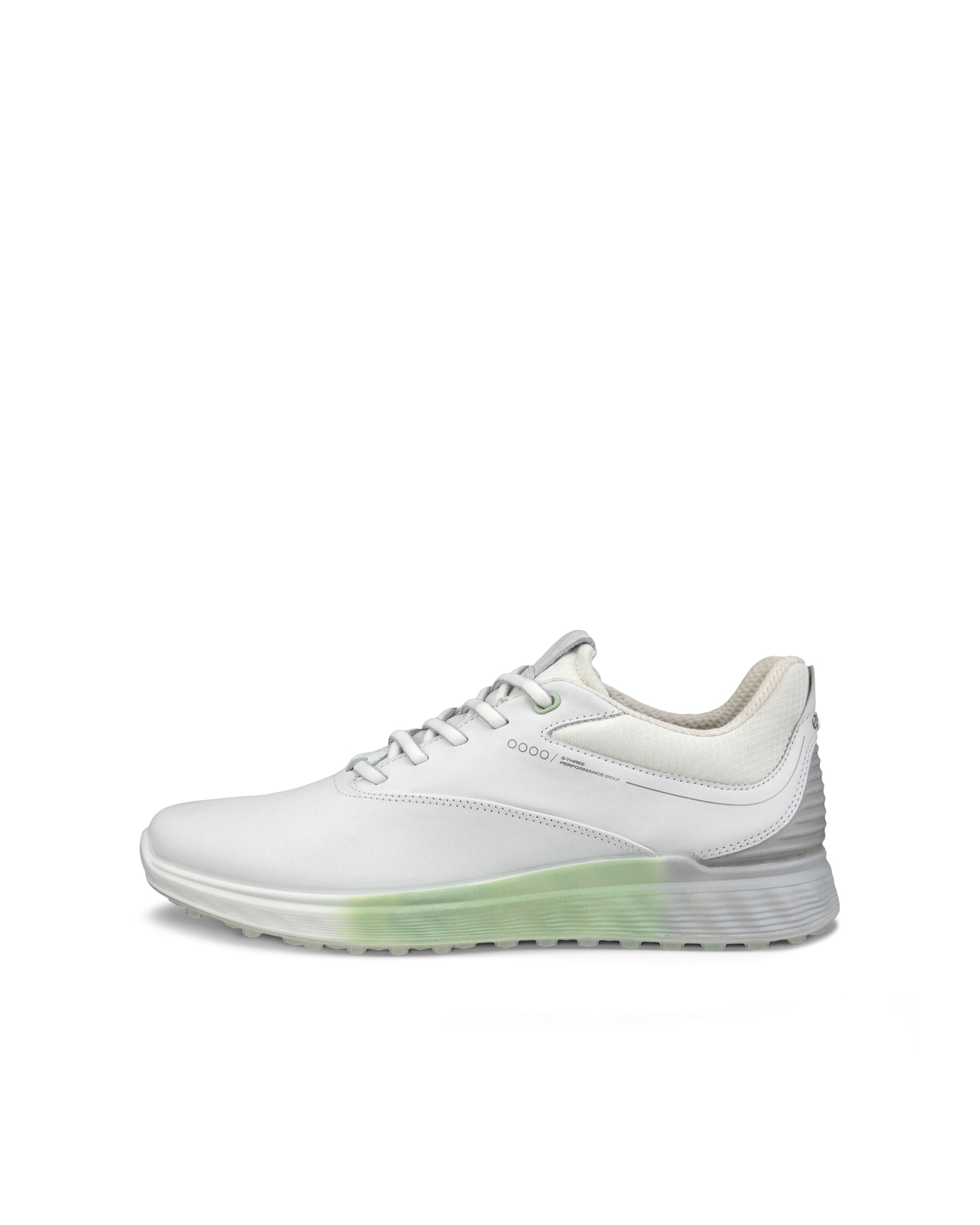 ECCO S-THREE LACE WOMEN'S GOLF SHOE - White - Outside