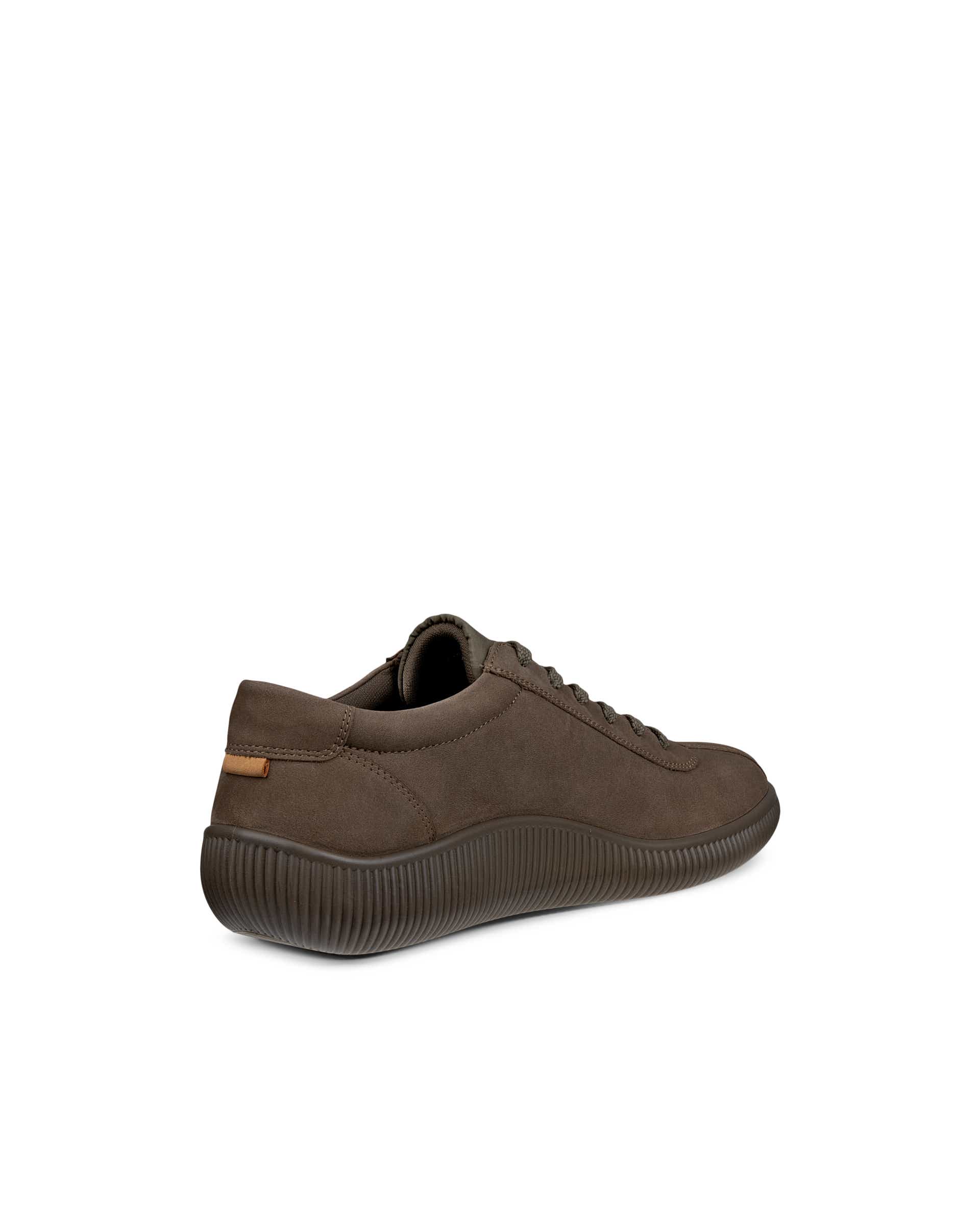 Pánské nubukové tenisky ECCO® SOFT ZERO - Hnědá - Back