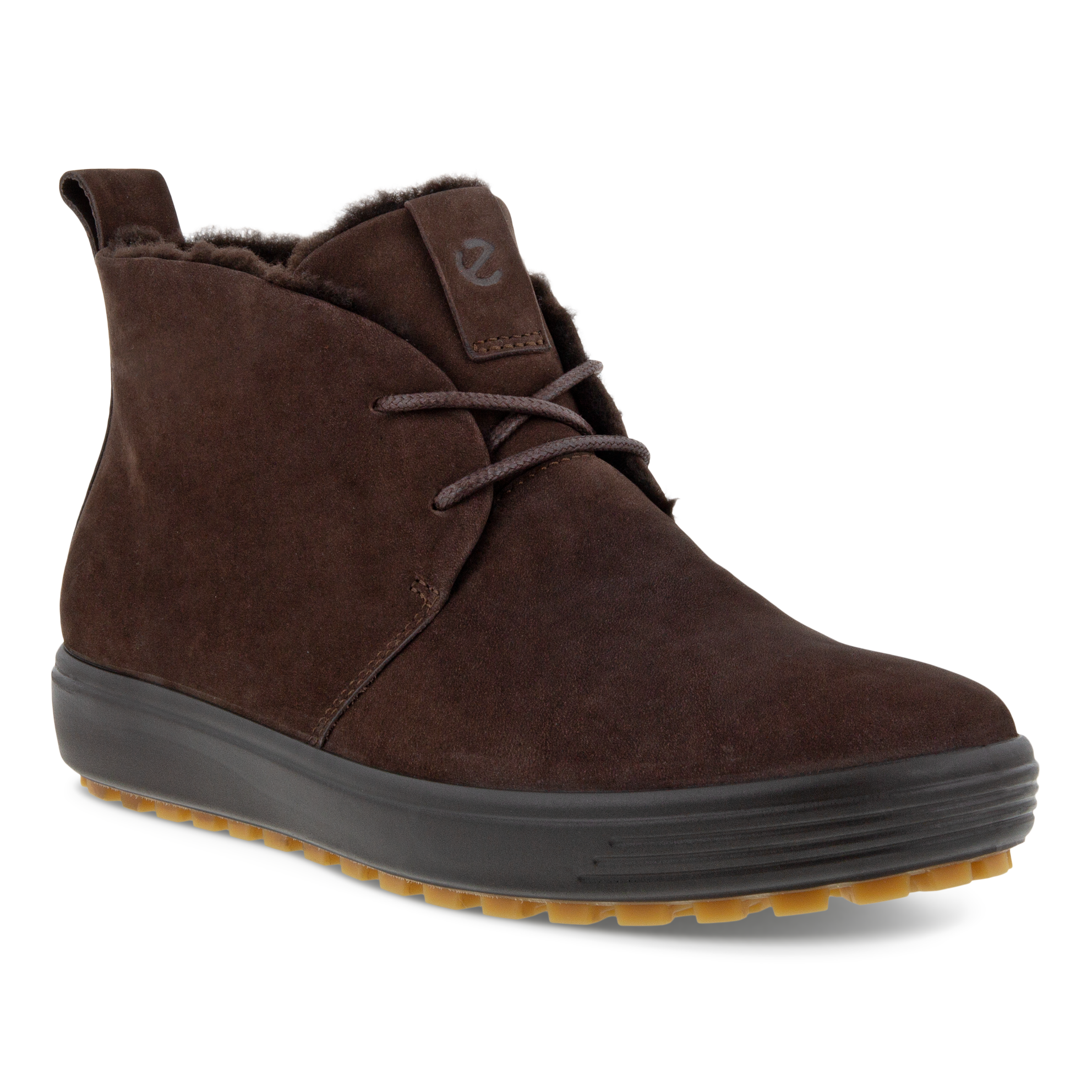 ECCO Soft 7 Tred Women's Fleece-lined Chukka Boot - Brown - Main