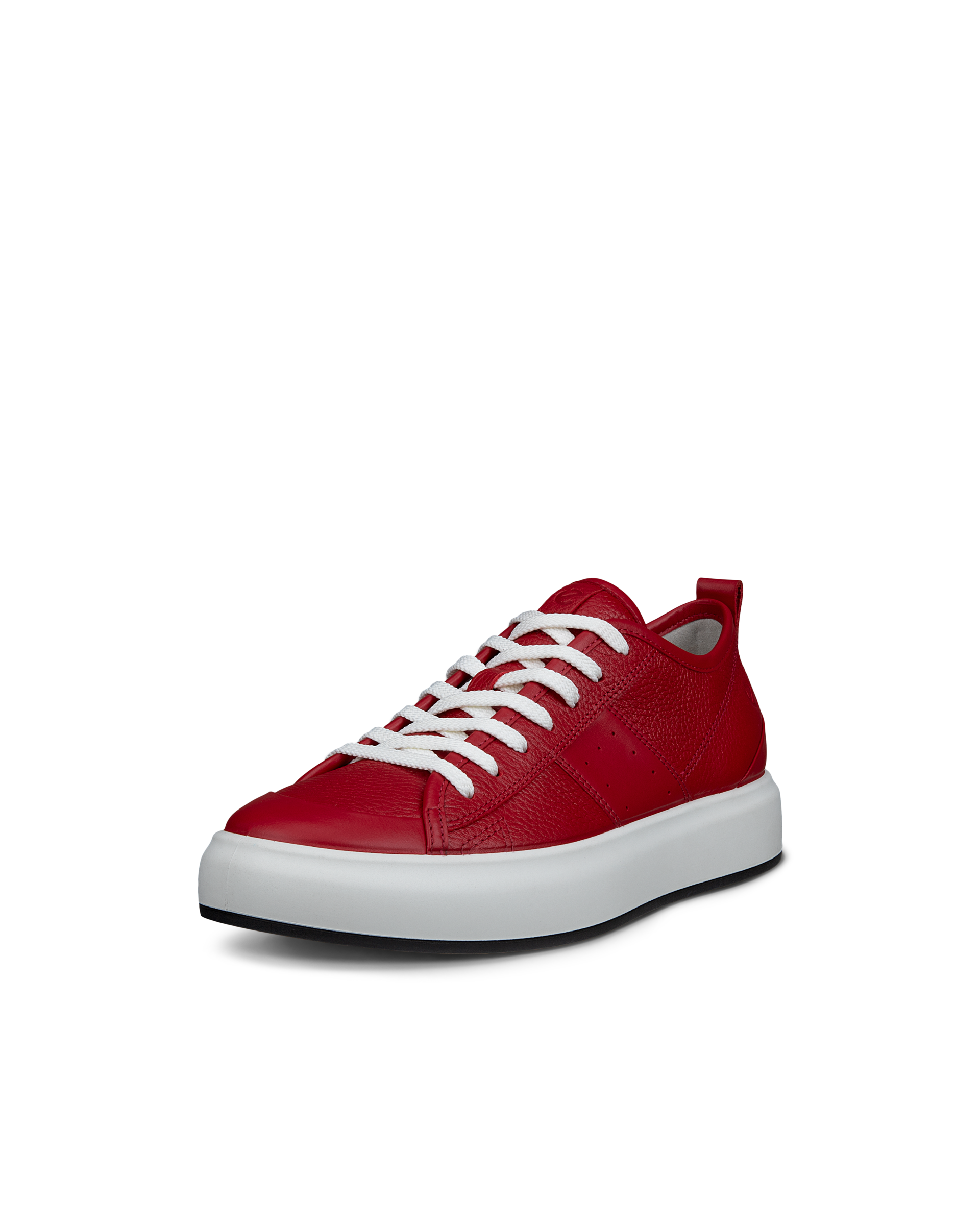 Zapatillas de piel ECCO® Street Ace para mujer - Rojo - Main