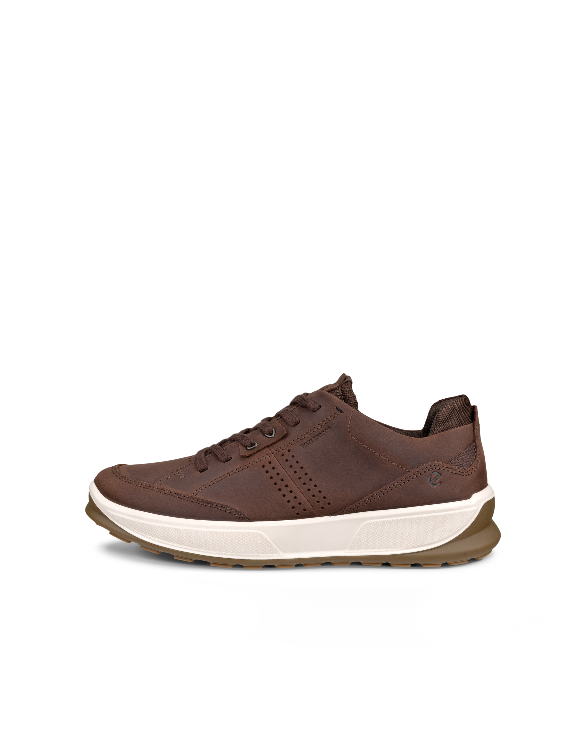 Men's ECCO® Byway 2.0 Nubuck Waterproof Shoe - Brown - Outside