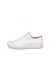 Men's ECCO® Soft 7 Leather Lace-Up Shoe - White - Outside