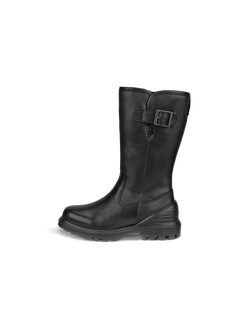 Botas de caña alta de piel ECCO® Tredtray para niño/a - Negro - Outside