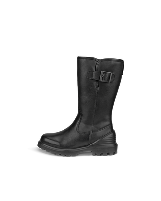 Botas de caña alta de piel ECCO® Tredtray para niño/a - Negro - Outside