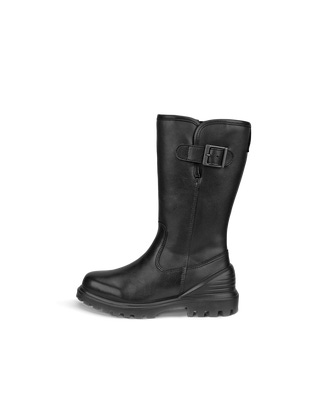 Botas de caña alta de piel ECCO® Tredtray para niño/a - Negro - Outside