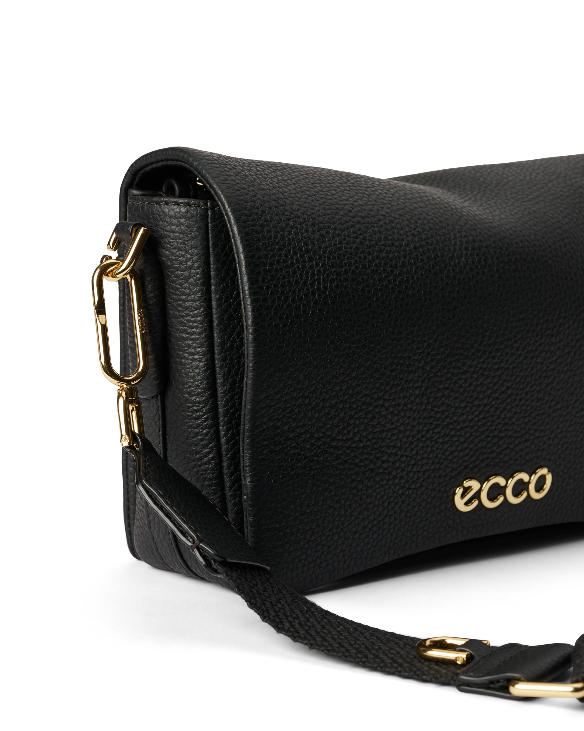 Bolso bandolera de piel ECCO® Pinch - Negro - Detail-1