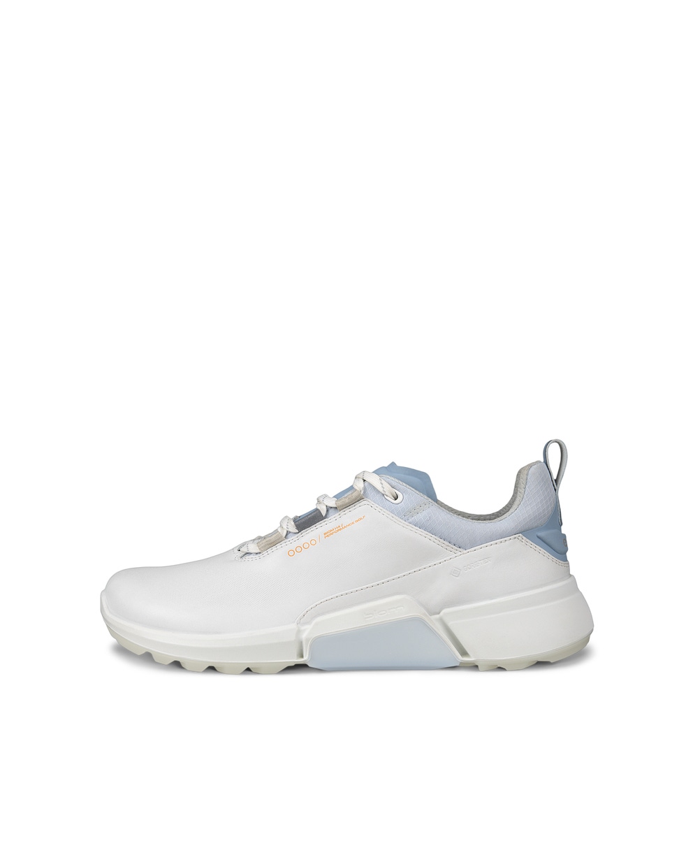 Ladies ECCO® Golf Biom H4 Leather Gore-Tex Shoe - White - Outside