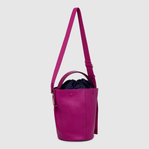 ECCO® Takeaway Leather Bucket Bag - Purple - Main