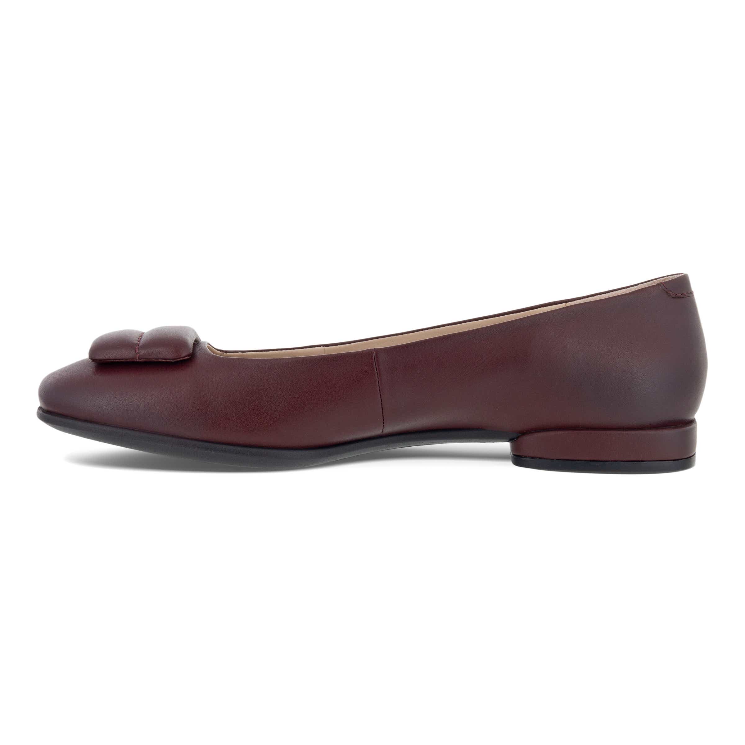 Bailarinas de piel ECCO® Anine Squared para mujer - Marrón - Inside