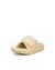 Women's ECCO® Cozmo Platform Leather Sandal - Yellow - Main