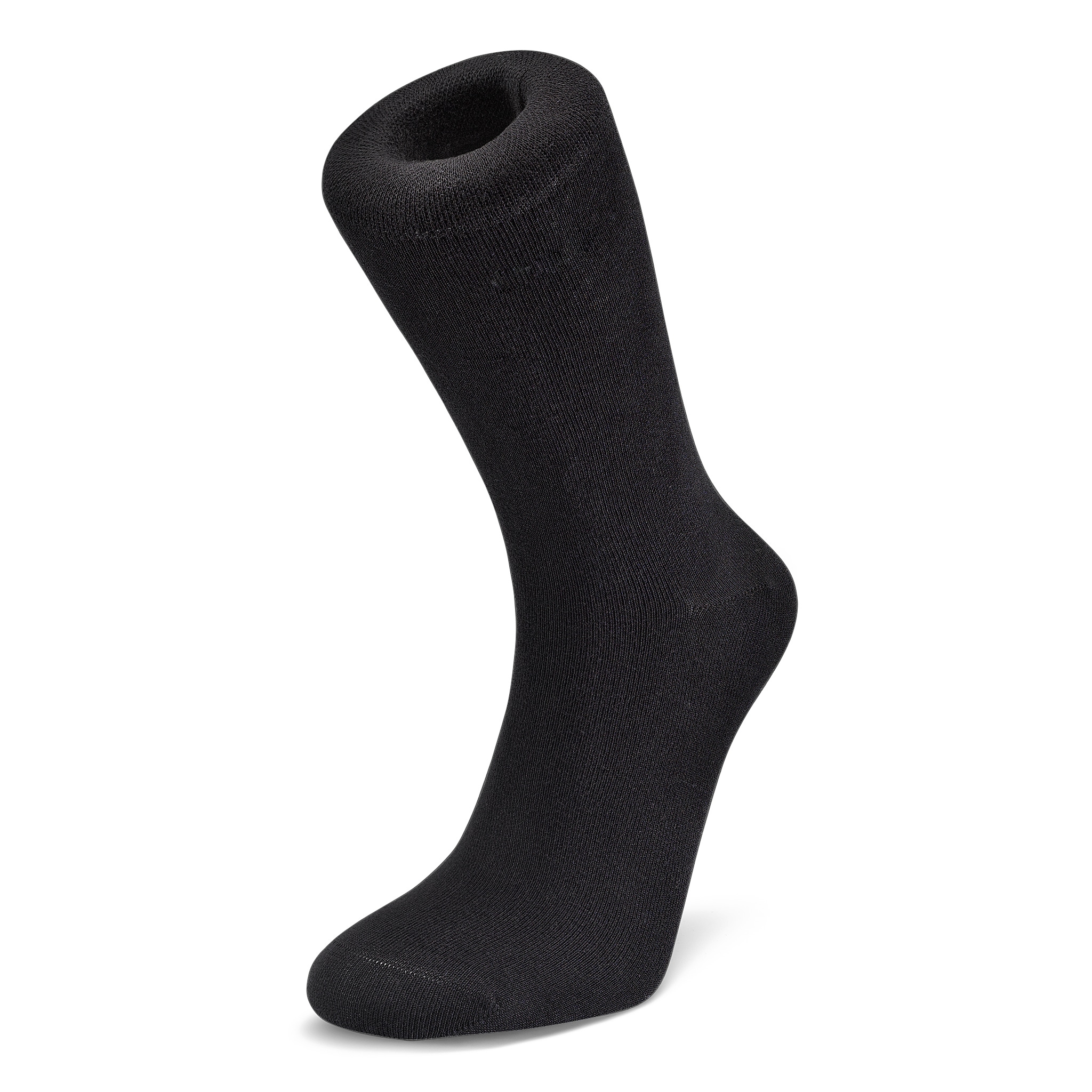 ECCO Bamboo Crew Socks - Black - Detail-2