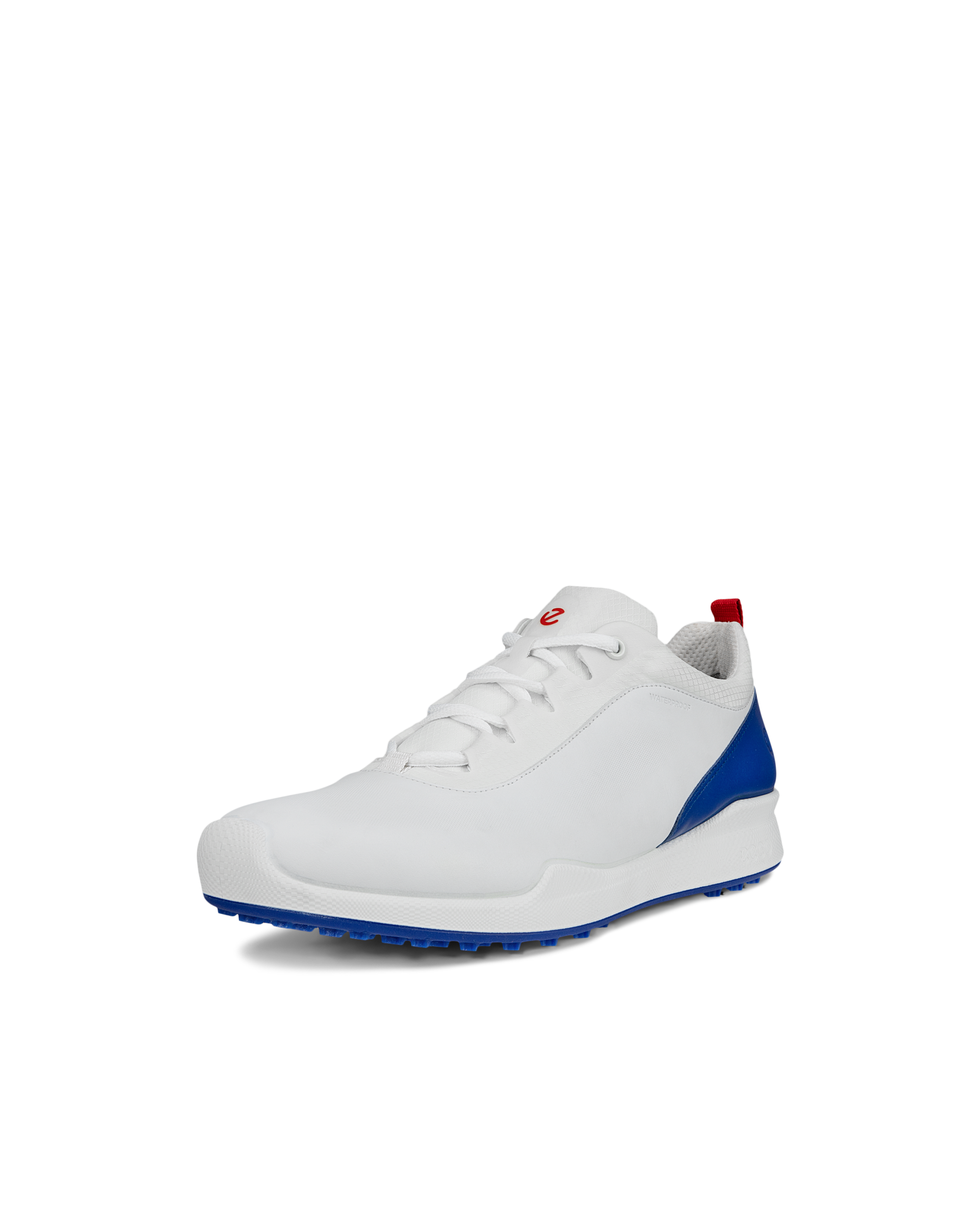 Men's ECCO® Golf Biom Hybrid Leather Waterproof Golf Shoe - White - Main