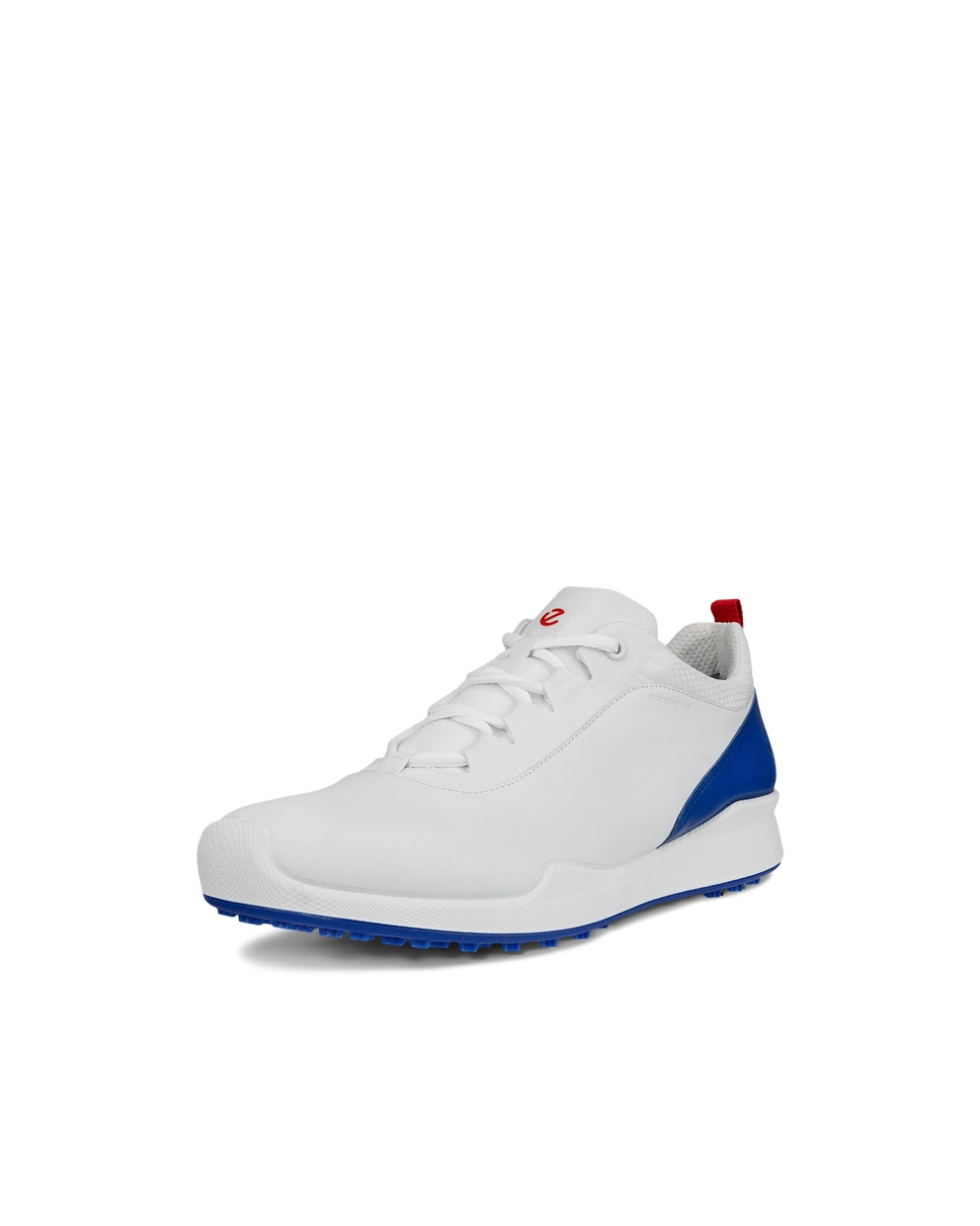 Men's ECCO® Golf Biom Hybrid Leather Waterproof Shoe - White - Main