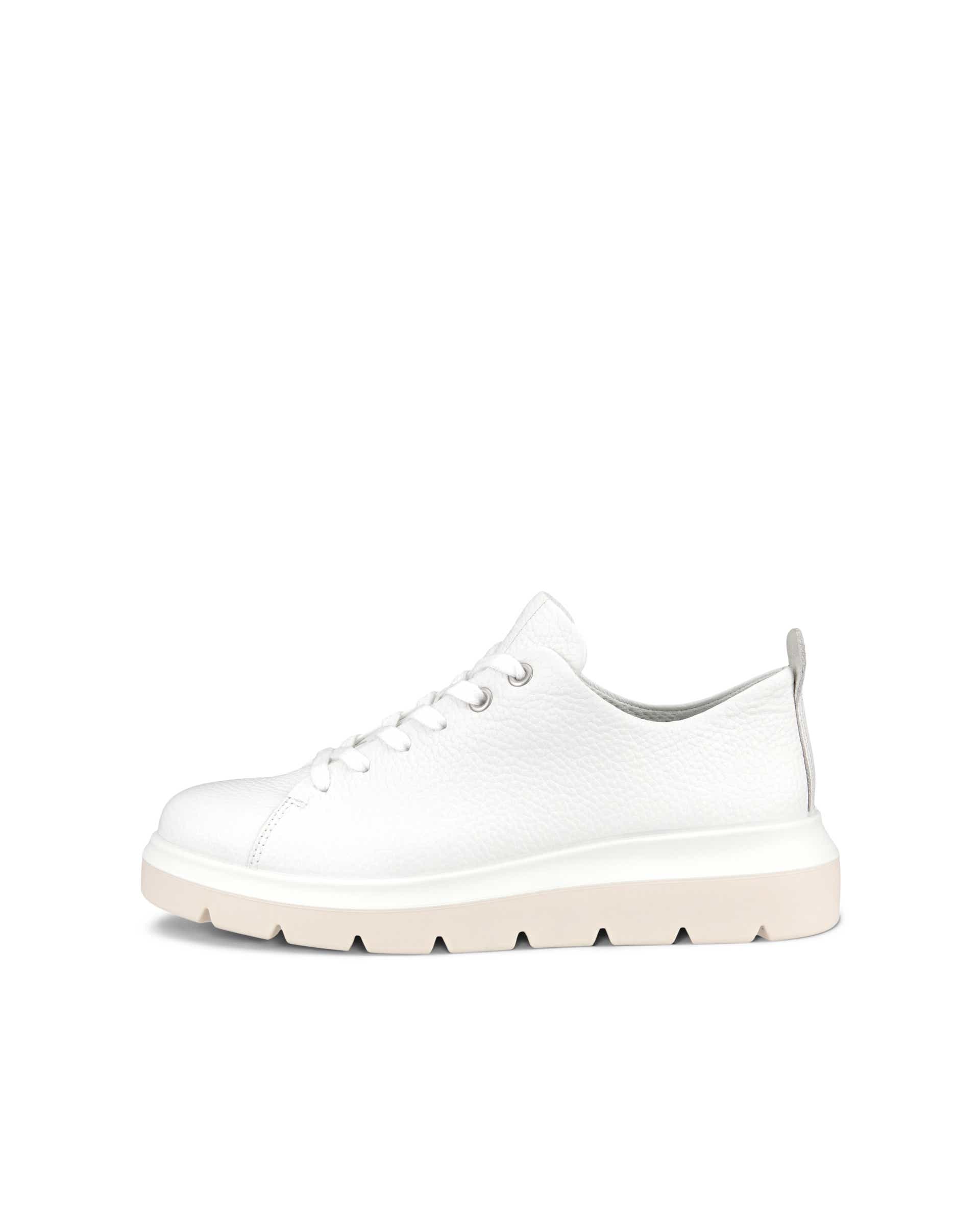 ECCO Nouvelle ウィメンズ レザーレースアップシューズ - ホワイト - Outside