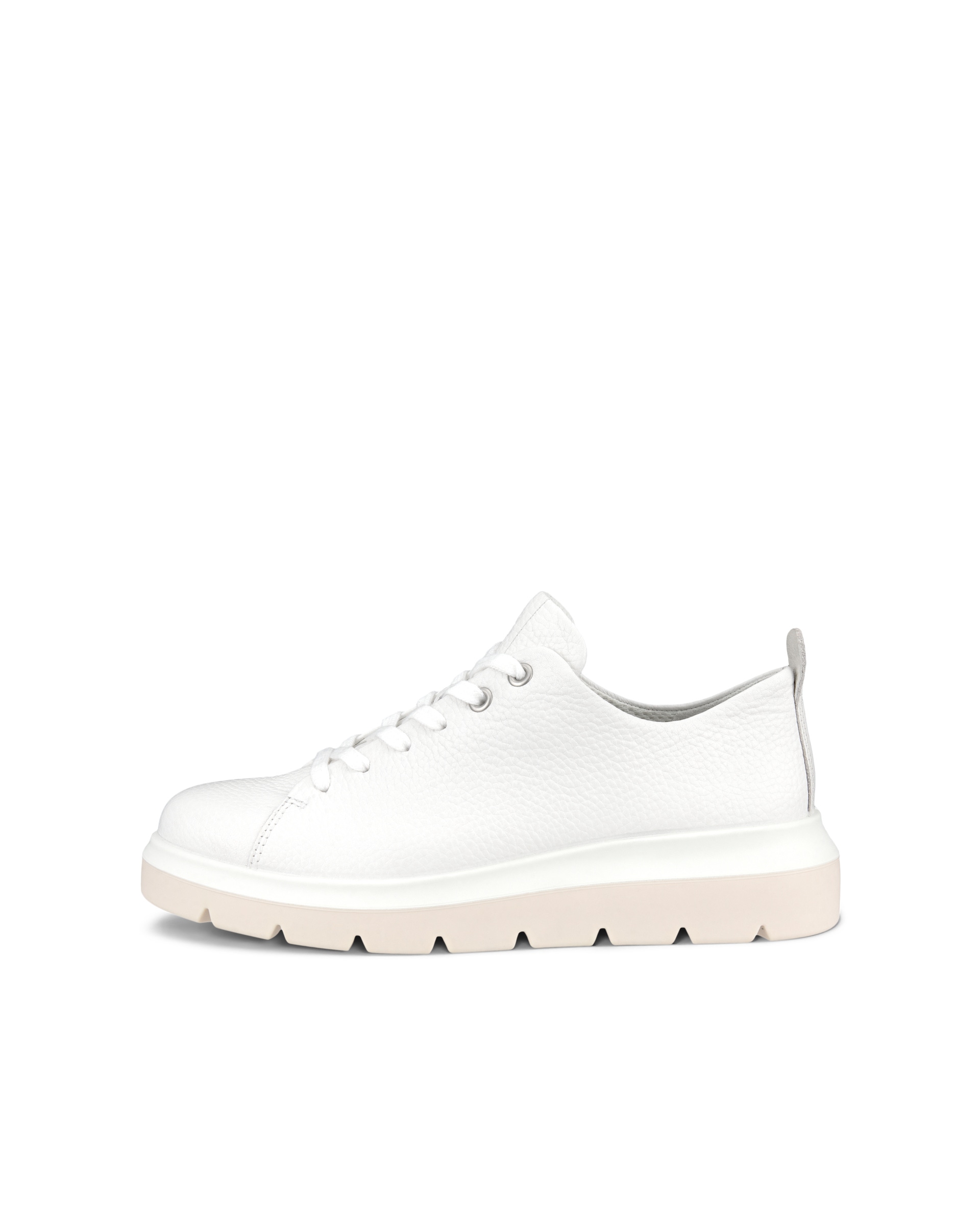 ECCO Nouvelle ウィメンズ レザーレースアップシューズ - ホワイト - Outside