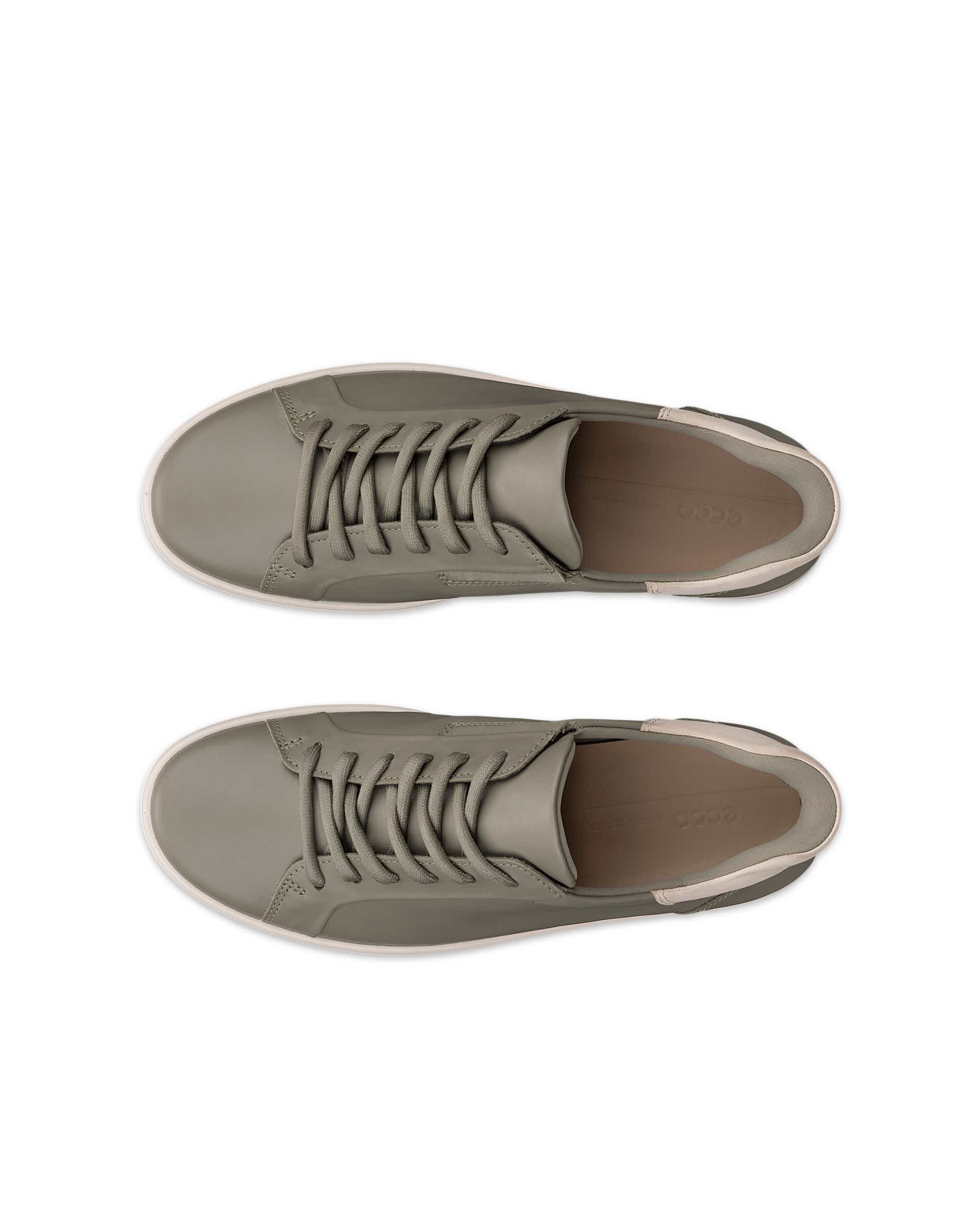Dámske kožené tenisky ECCO® SOFT 7 - Zelená - Top left pair