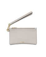 ECCO® Leather Clutch Bag - Beige - Main