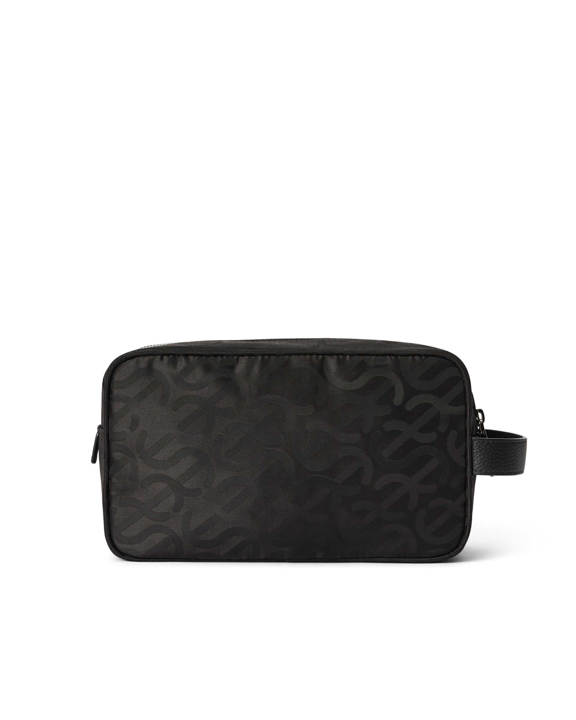 Usnjena etui torba ECCO® Tech Kit - Črna - Back