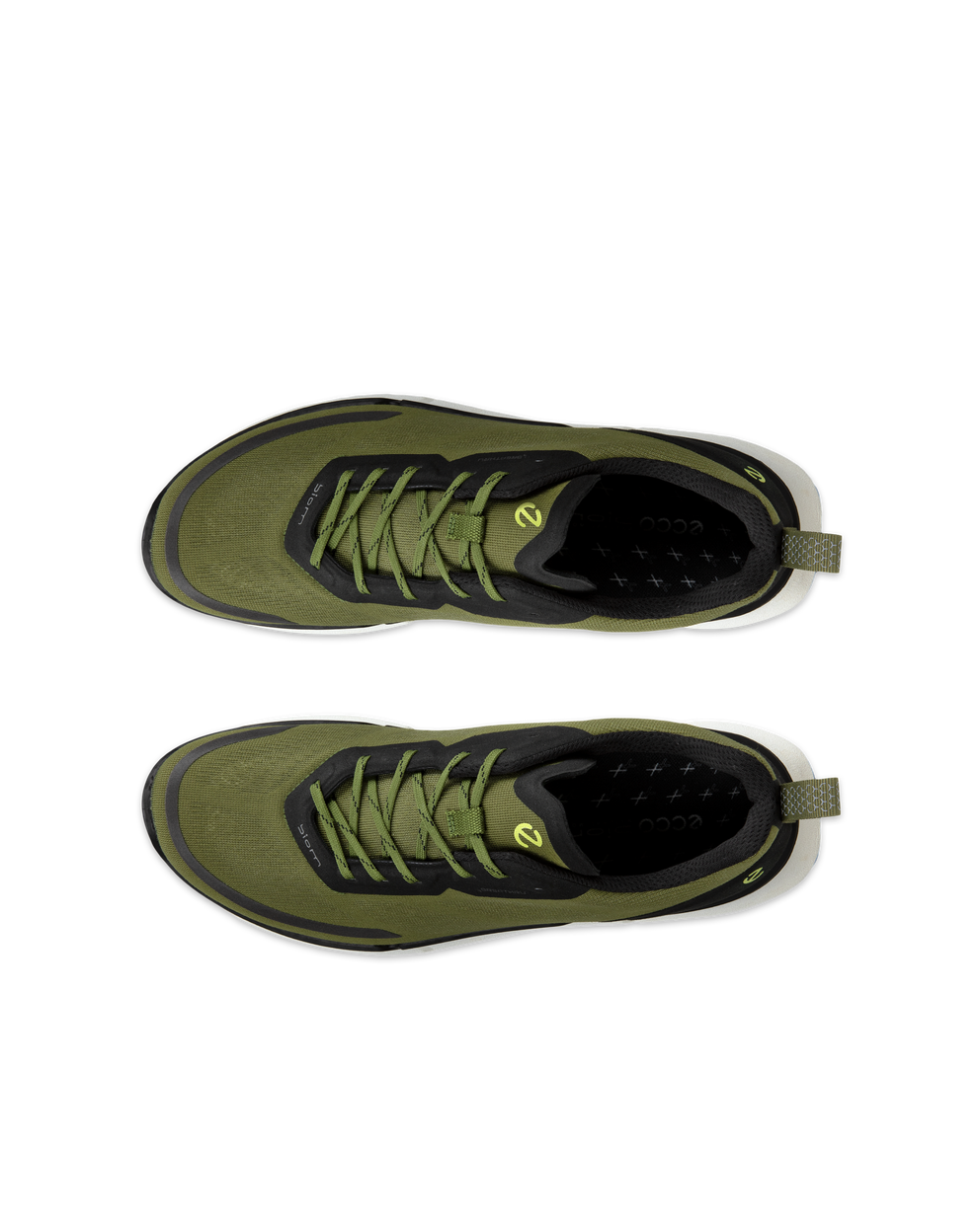 ECCO® Biom 2.0 Low Breathru baskets en toile pour homme - Vert - Top left pair