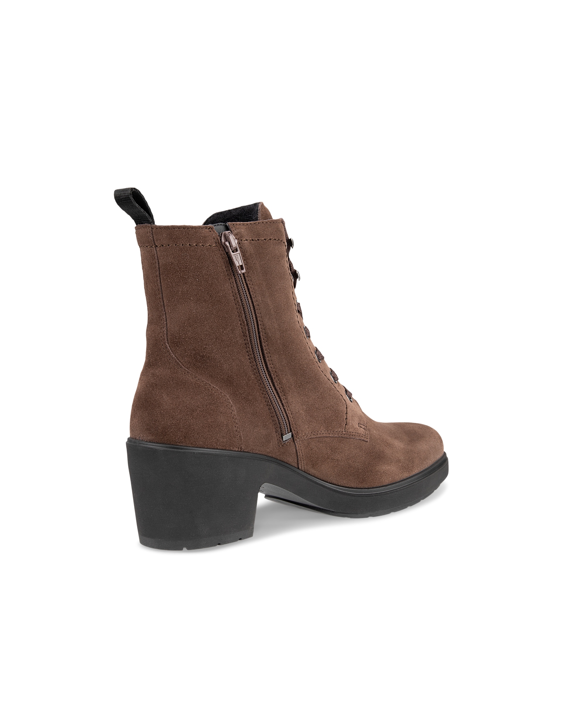 Botas de caña media de piel ECCO® Metropole Zurich para mujer - Marrón - Back