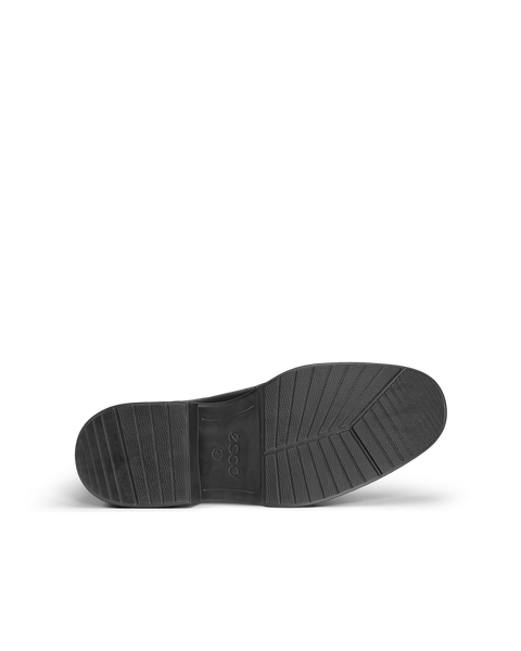 ECCO Men's Lisbon Plain Toe Derby Shoes - Black - Sole