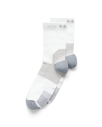 ECCO Tour Lite crew sock - White - Main