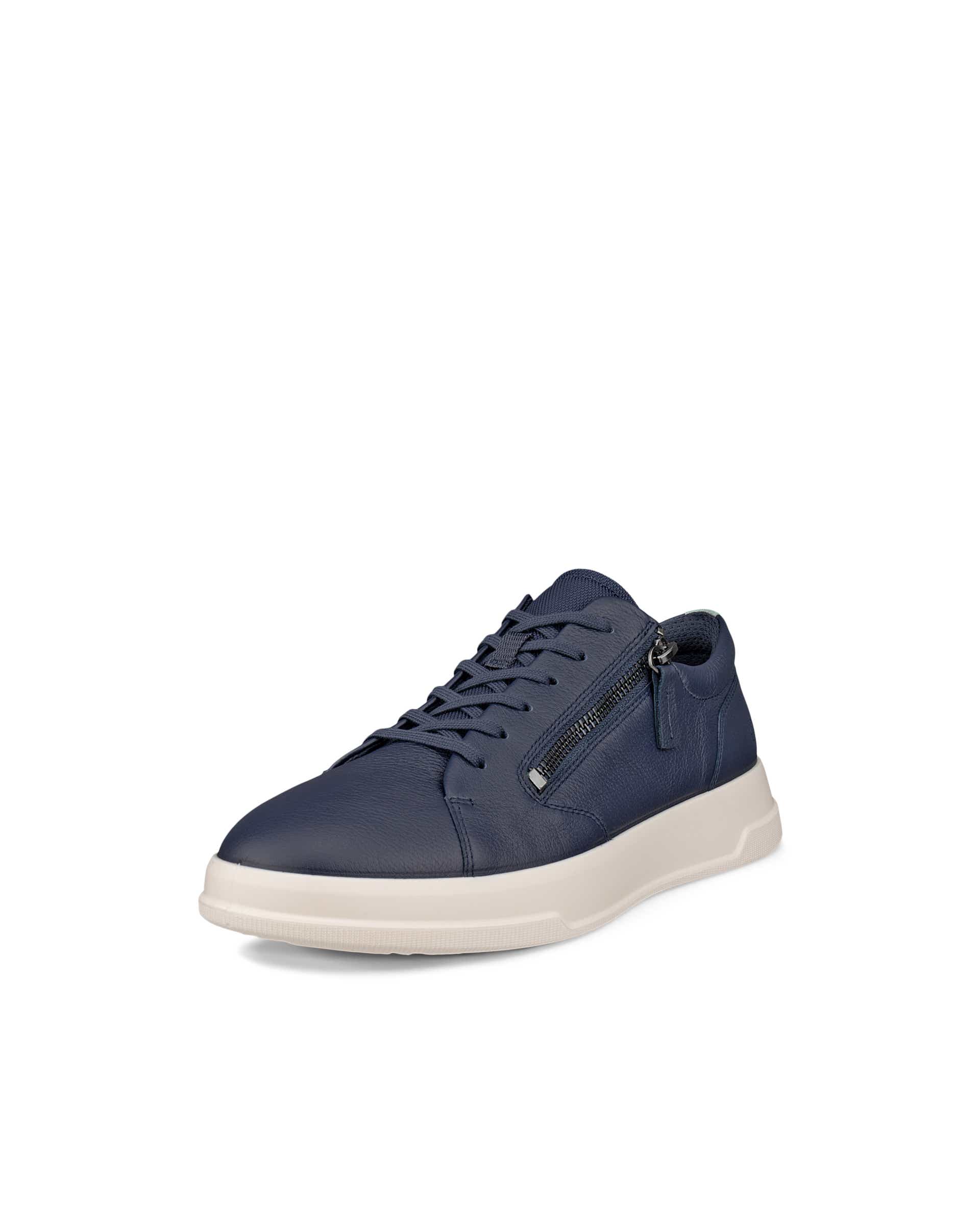 ECCO® MOVE chaussure en cuir pour femme - Bleu - Main