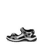 Women's ECCO® Offroad Yucatan Nubuck Walking Sandal - Black - Outside