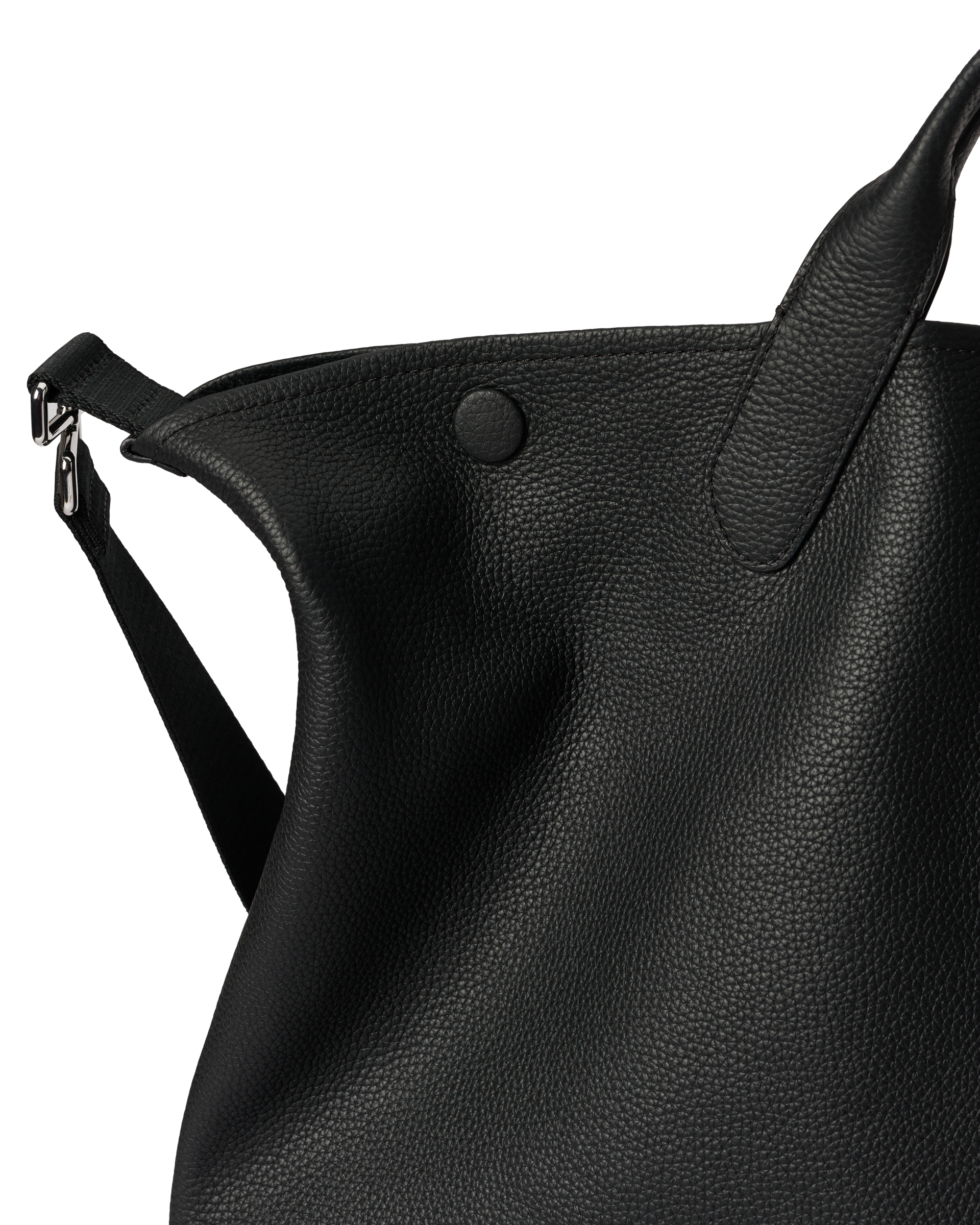 Bolso tote de piel ECCO® - Negro - Detail-1