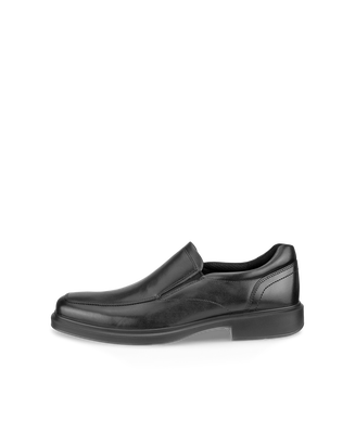 Zapatos de piel sin cordones ECCO® Helsinki 2 para hombre - Negro - Outside