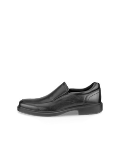 Men's ECCO® Helsinki 2 Leather Slip-On Dress Shoe - Black - Outside