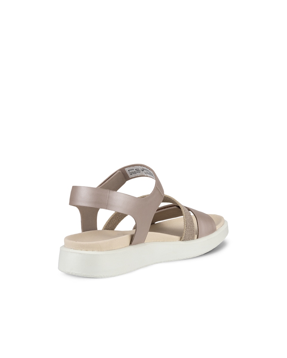 Ecco sandals womens grey on sale