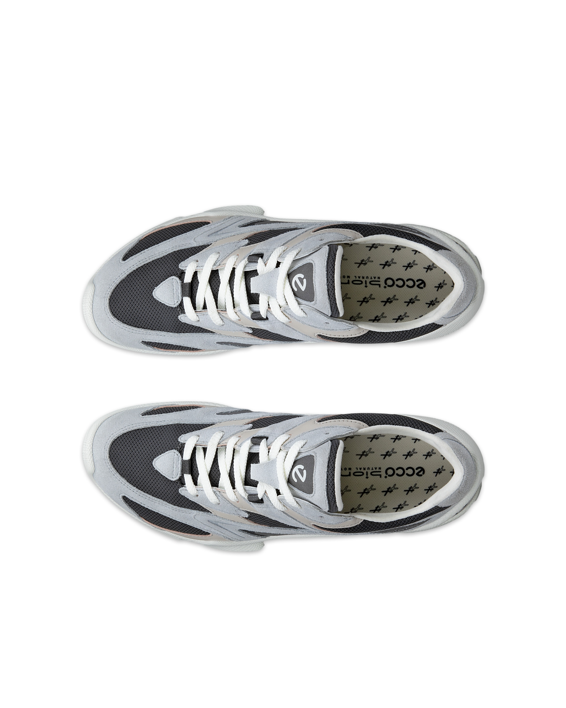 ECCO® BIOM C-TRAIL muške tenisice od brušene Kože - Siva - Top left pair