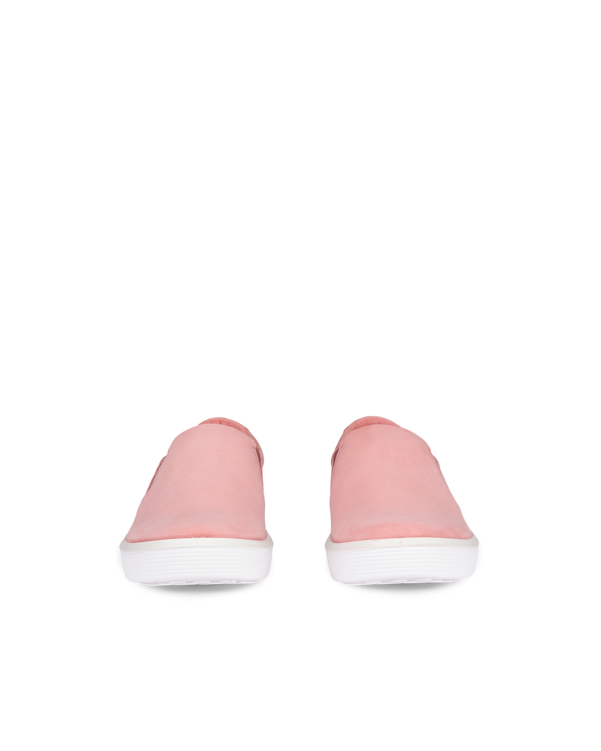 Women's ECCO® Soft 60 Leather Slip-On - Pink - Front pair