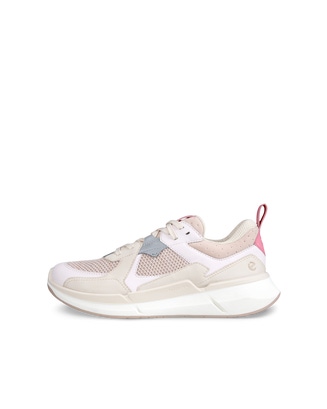 ECCO® Biom 2.2 baskets en cuir pour femme - Rose - Outside