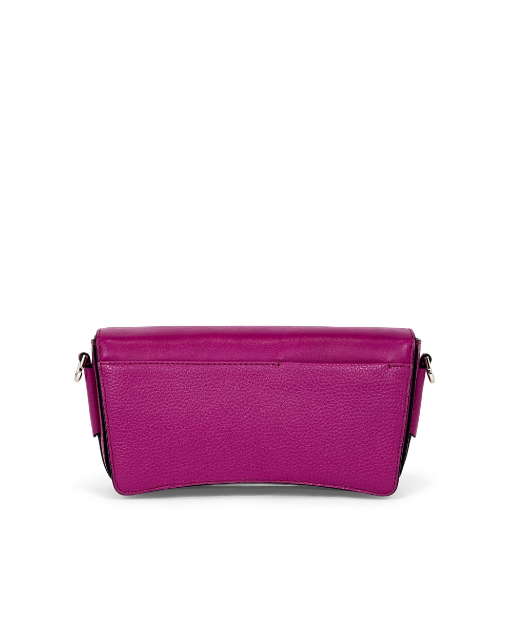 ECCO® Textureblock Leather Compact Pinch Bag - Purple - Back