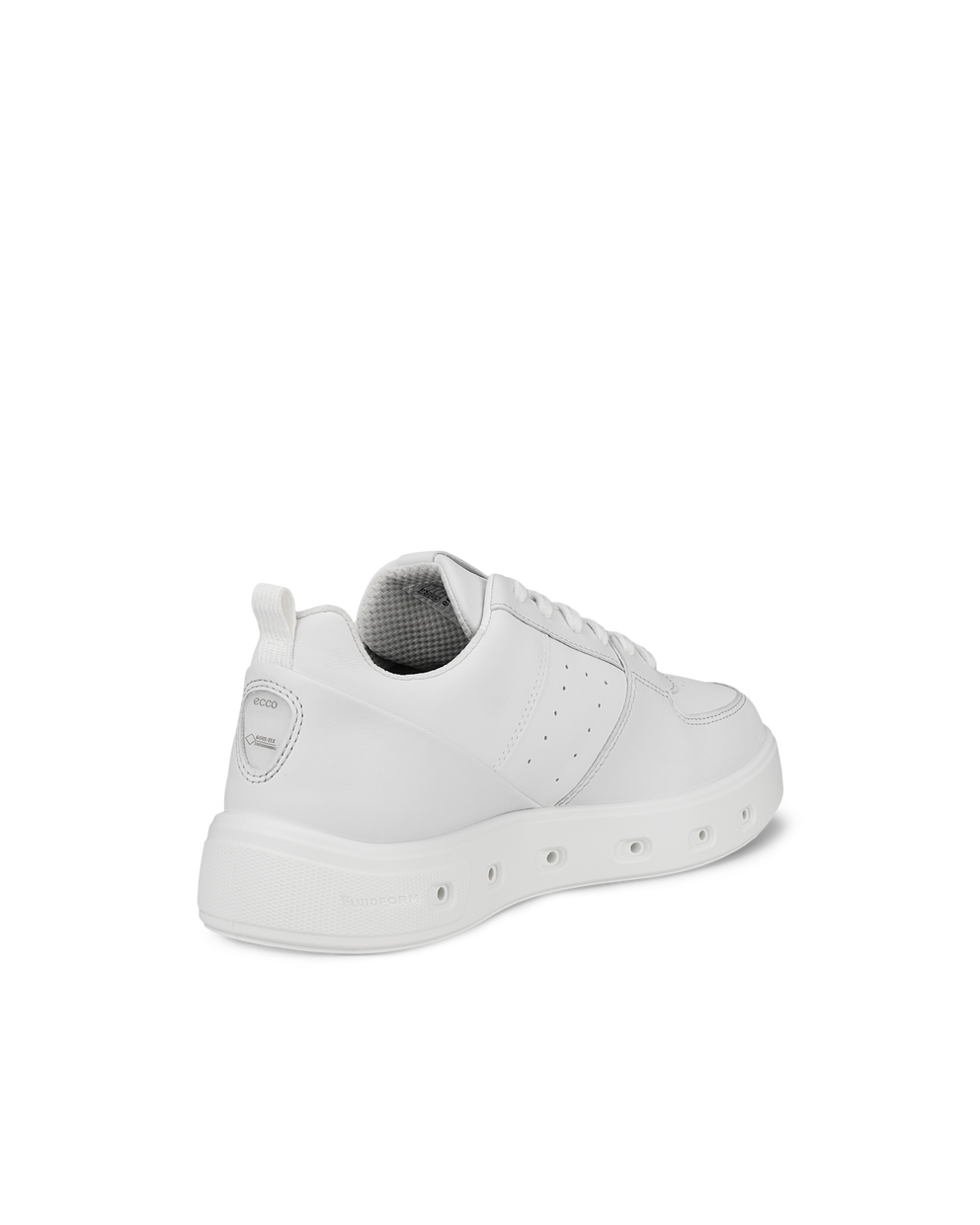 Women's ECCO® Street 720 Leather Gore-Tex Sneaker - White - Back