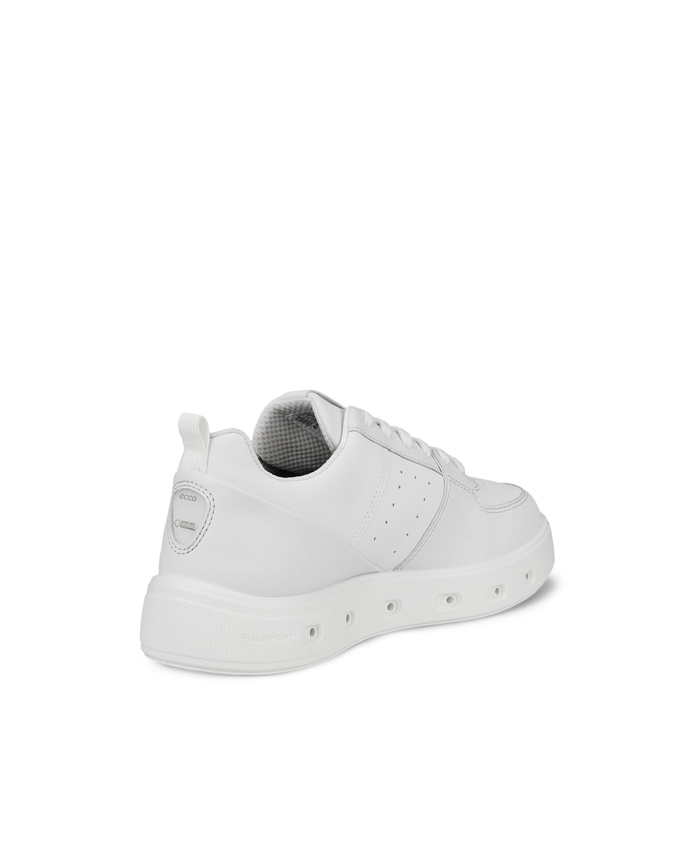 Women's ECCO® Street 720 Leather Gore-Tex Sneaker - White - Back