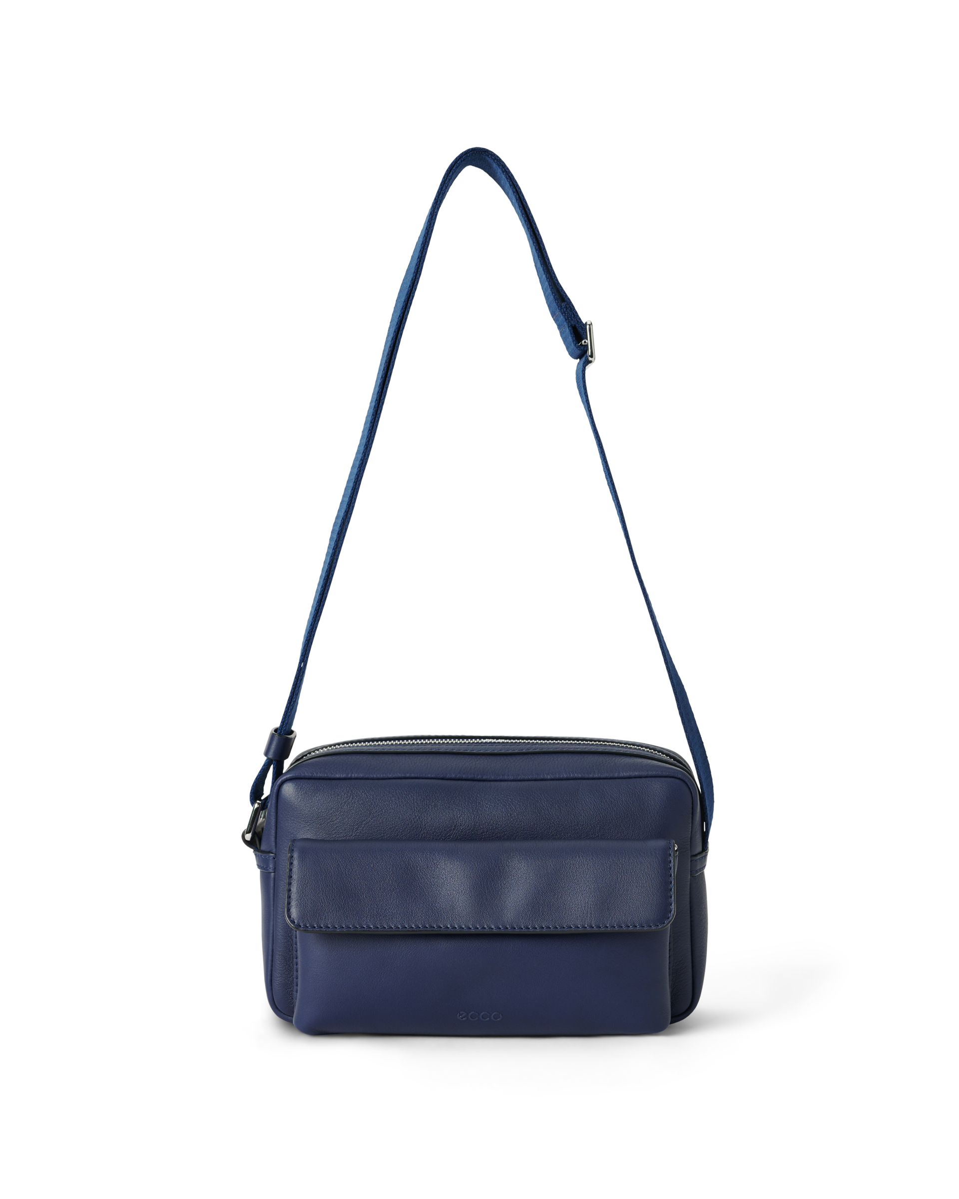 ECCO Camera Bag City Crossbody レザーショルダーバッグ | ブルー