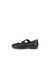 Kids' ECCO® Anine Leather Ballerina - Black - Outside