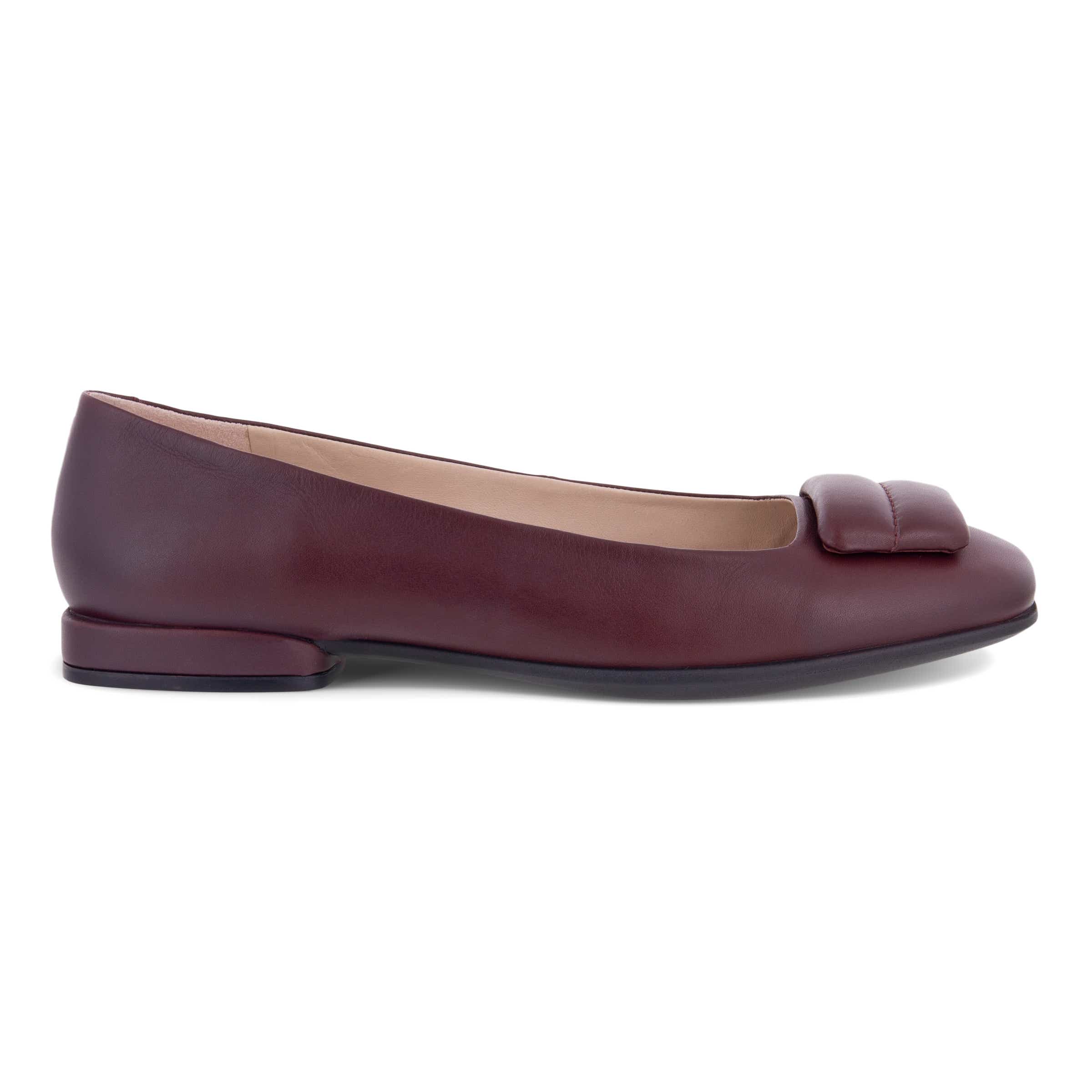 ECCO Anine Squared Ballet Flat With Padded Ornament - undefined - Outside