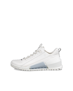 Women's ECCO® Biom 2.0 Leather Sneaker - White - Outside