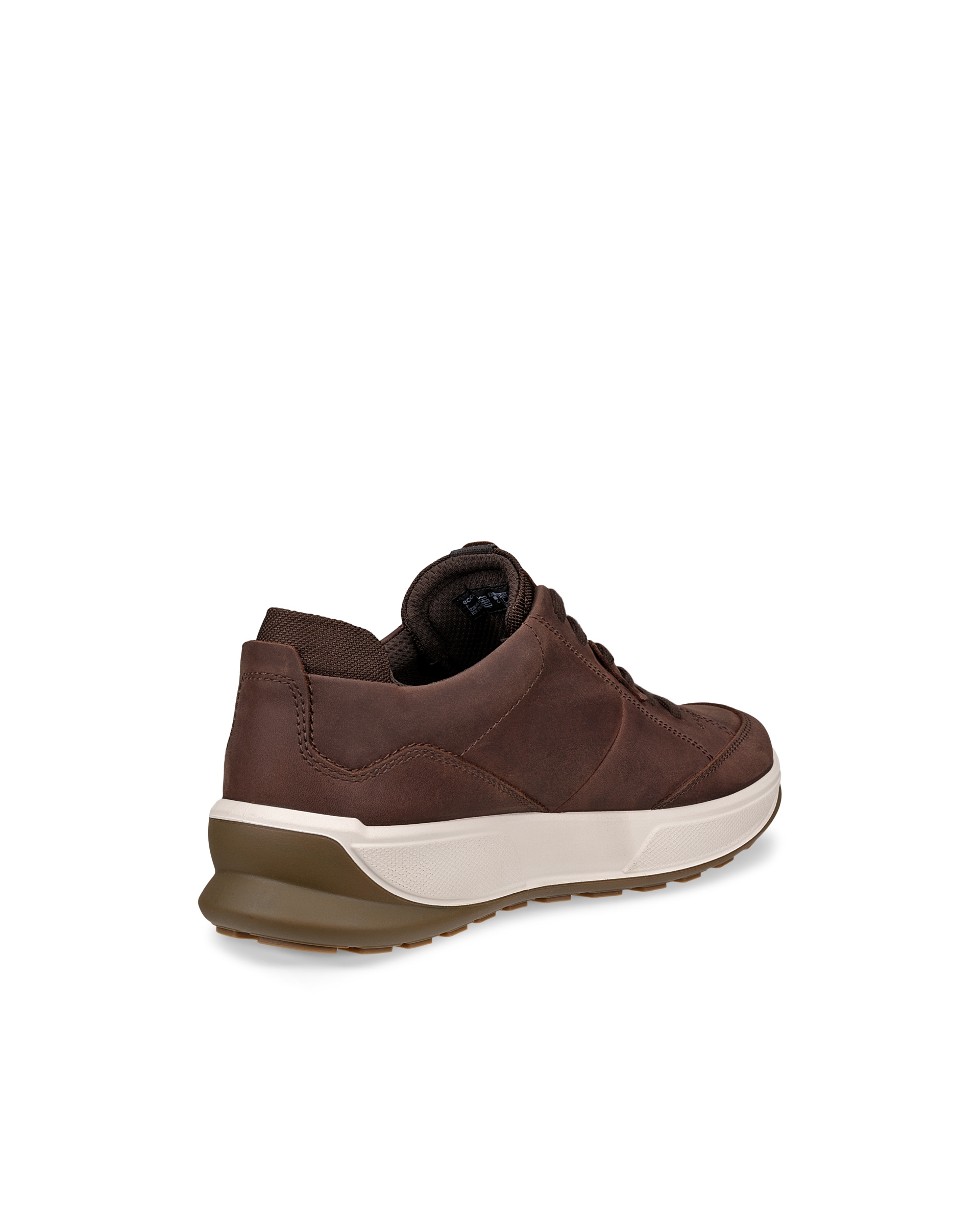 Men's ECCO Byway 2.0 Nubuck Waterproof Shoe - Brown - Back