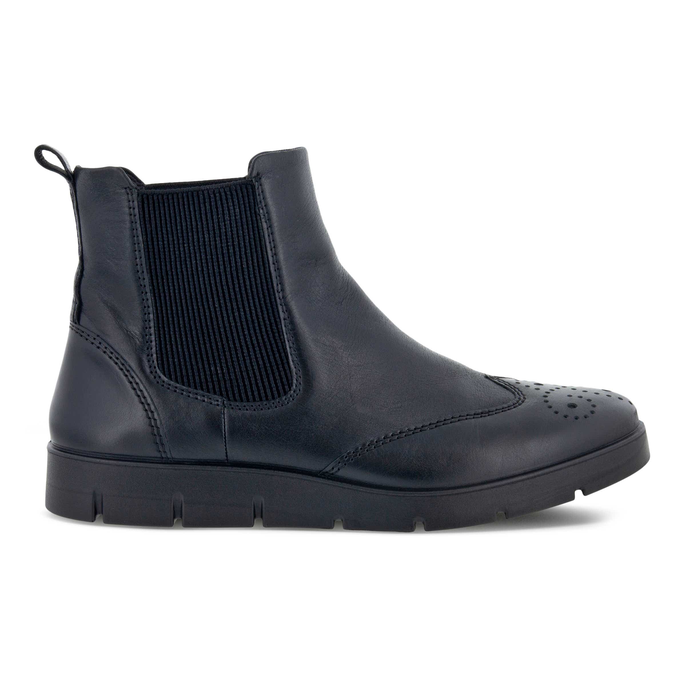 ECCO Bella ウィメンズ レザーチェルシーブーツ - ブラック - Outside