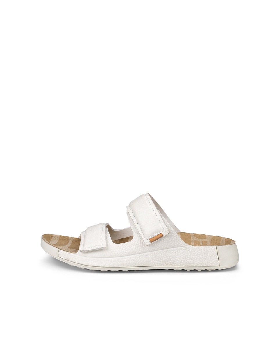 Ecco sandals mens white on sale