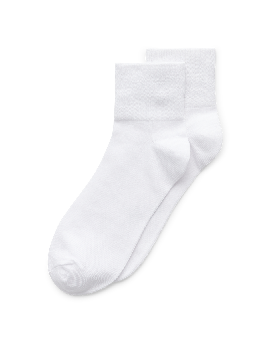 ECCO Retro Ankle-cut 2-pack Quality Sports Socks - White - Main