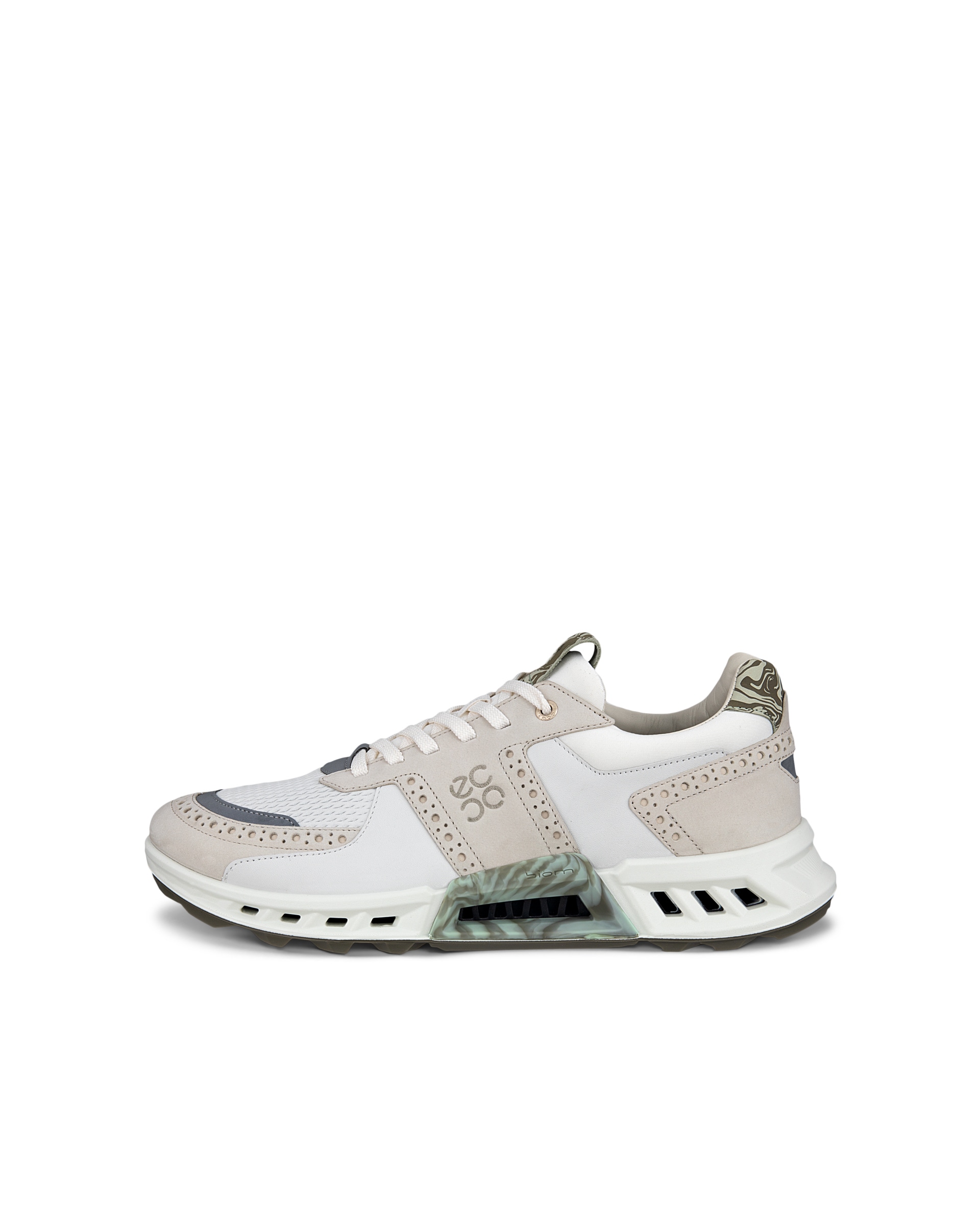 ECCO Golf BIOM C4 メンズ レザーGore-Texゴルフシューズ - 白 - Outside