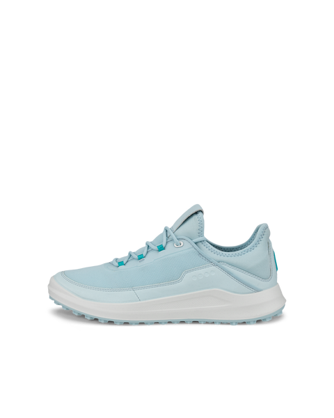 Zapatos golf de tela ECCO® Golf Core para mujer - Azul - Outside