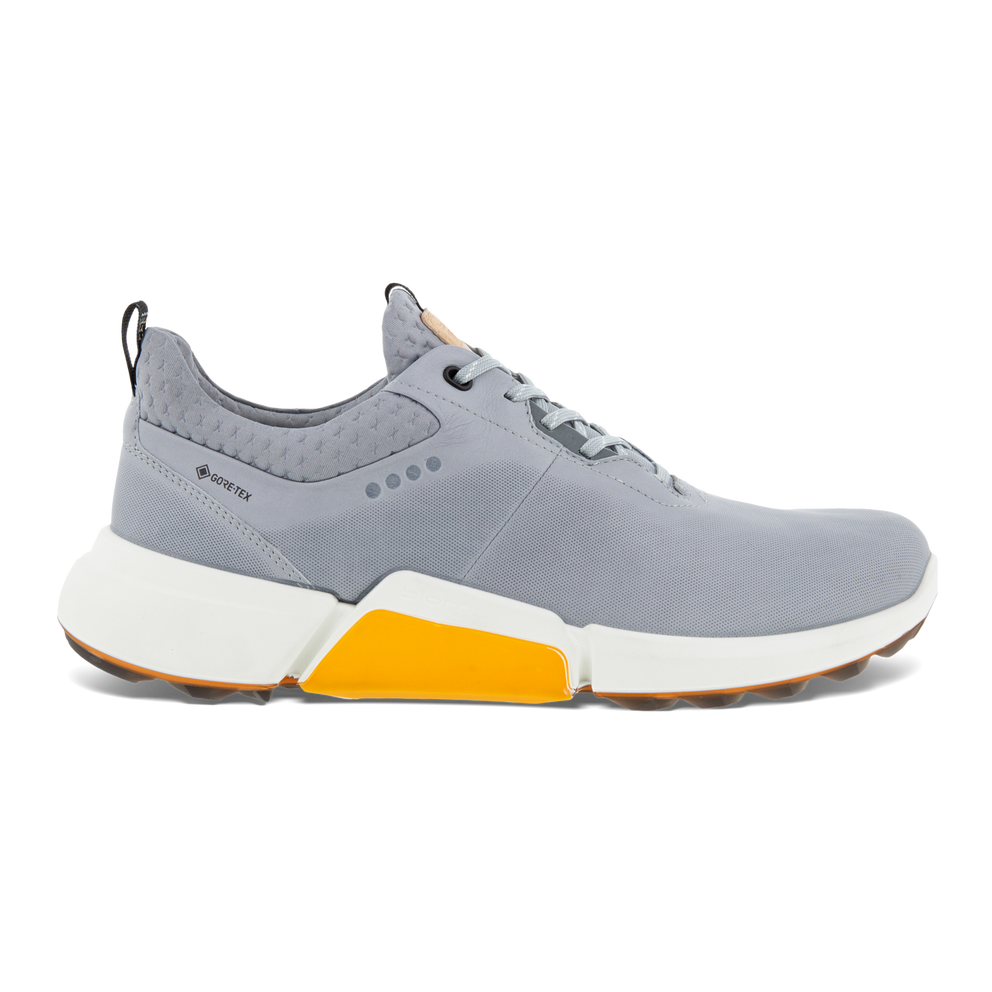 Zapatos golf de piel Gore-Tex ECCO® Golf Biom H4 para hombre - Gris - Outside